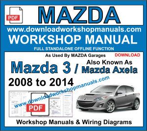 Mazda 3 Workshop Service Repair Manual pdf